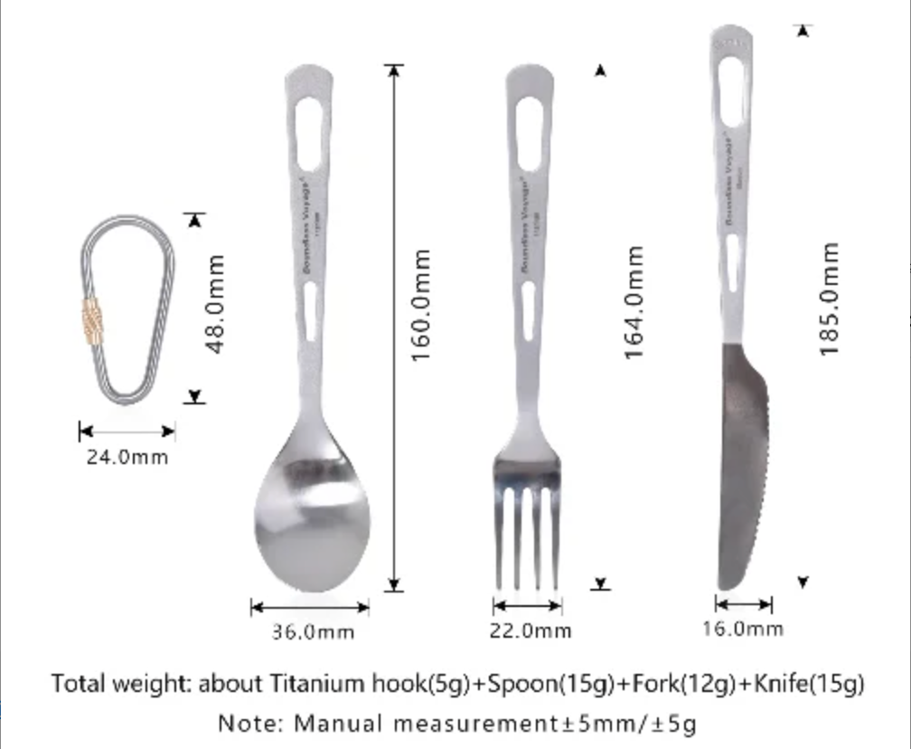 Titanium Cutlery
